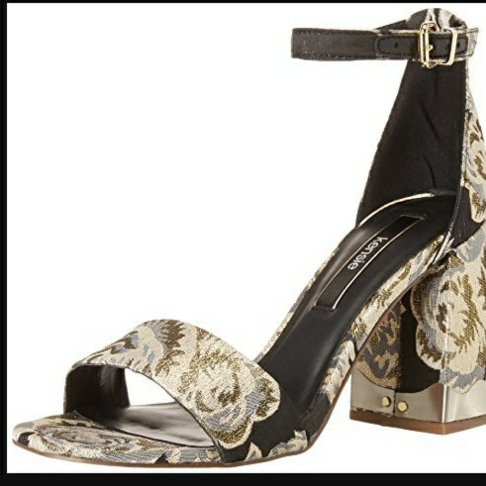 Kensie Sahar floral block heel sandal